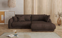Designer Ecksofa Mojave II Stoff mit Schlaffunktion und Stauraum