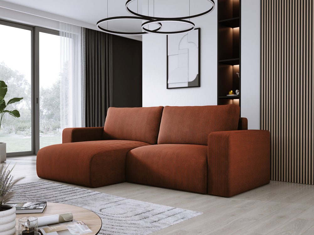Canapé designer Carl Côtelé avec fonction couchage et rabattable