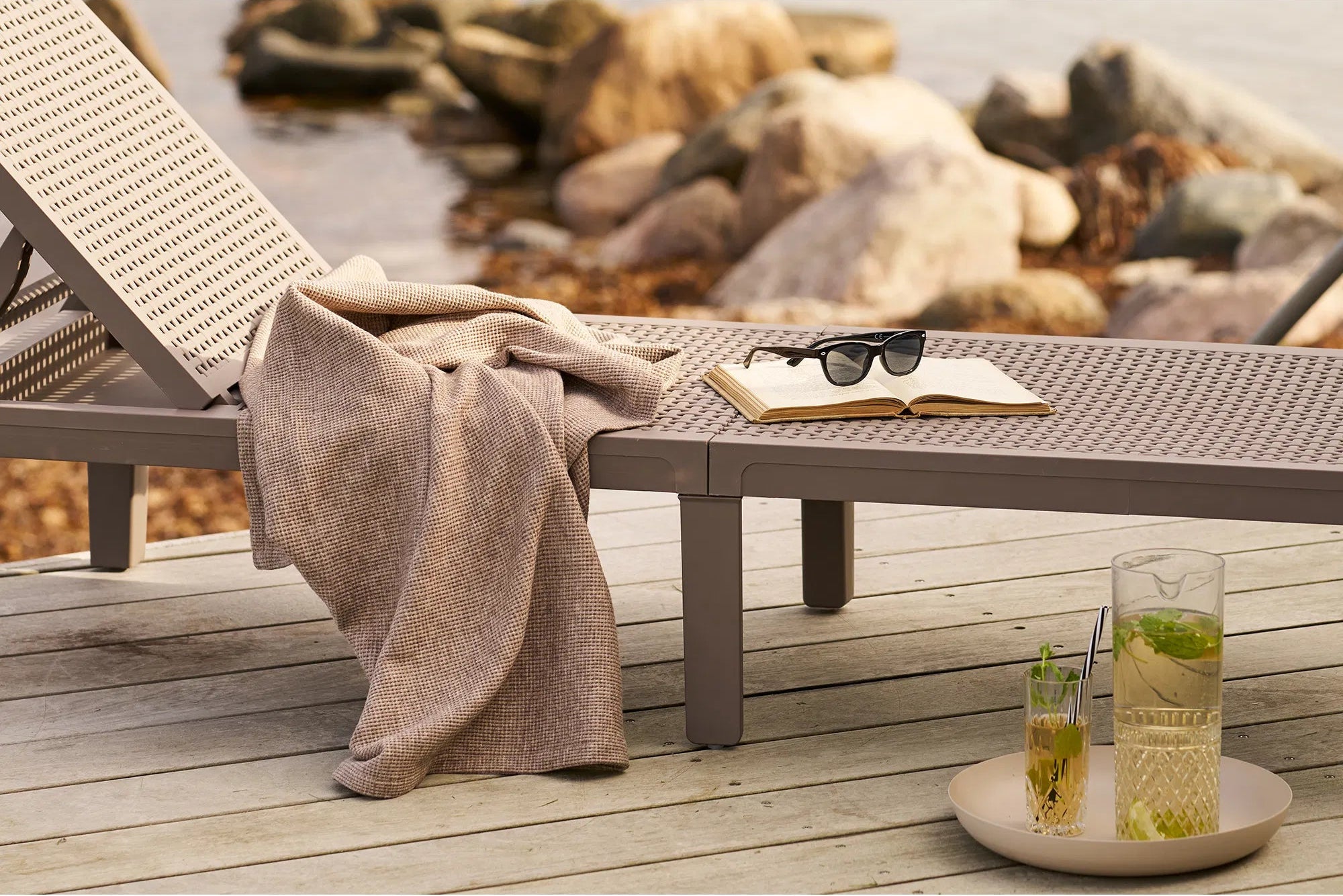 Jeté de lit Corvanna – en polyester tissé