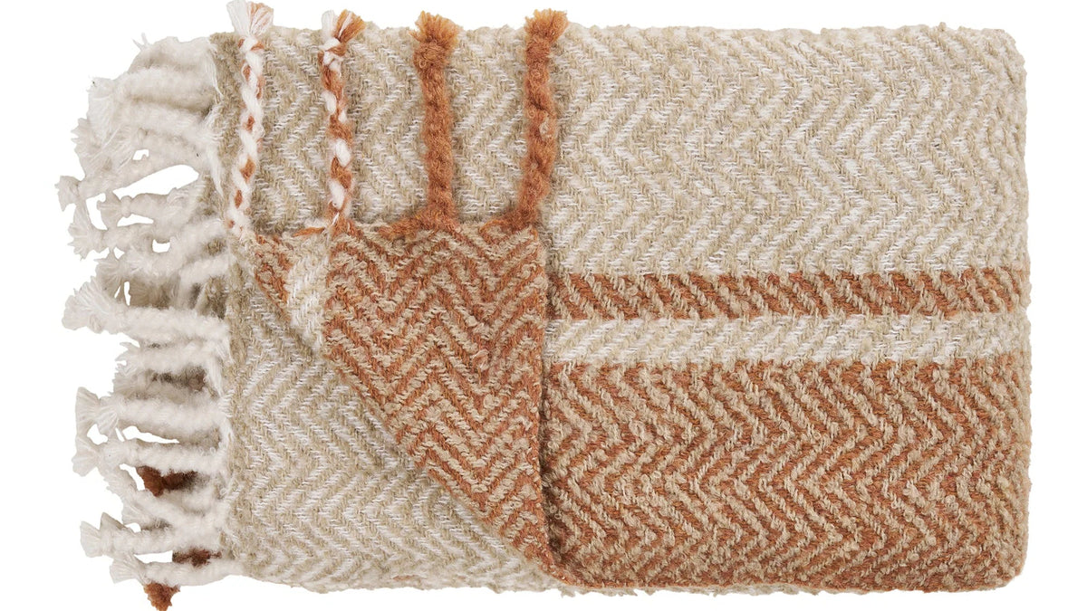 Couvre-lit Almina - en polyester et acrylique