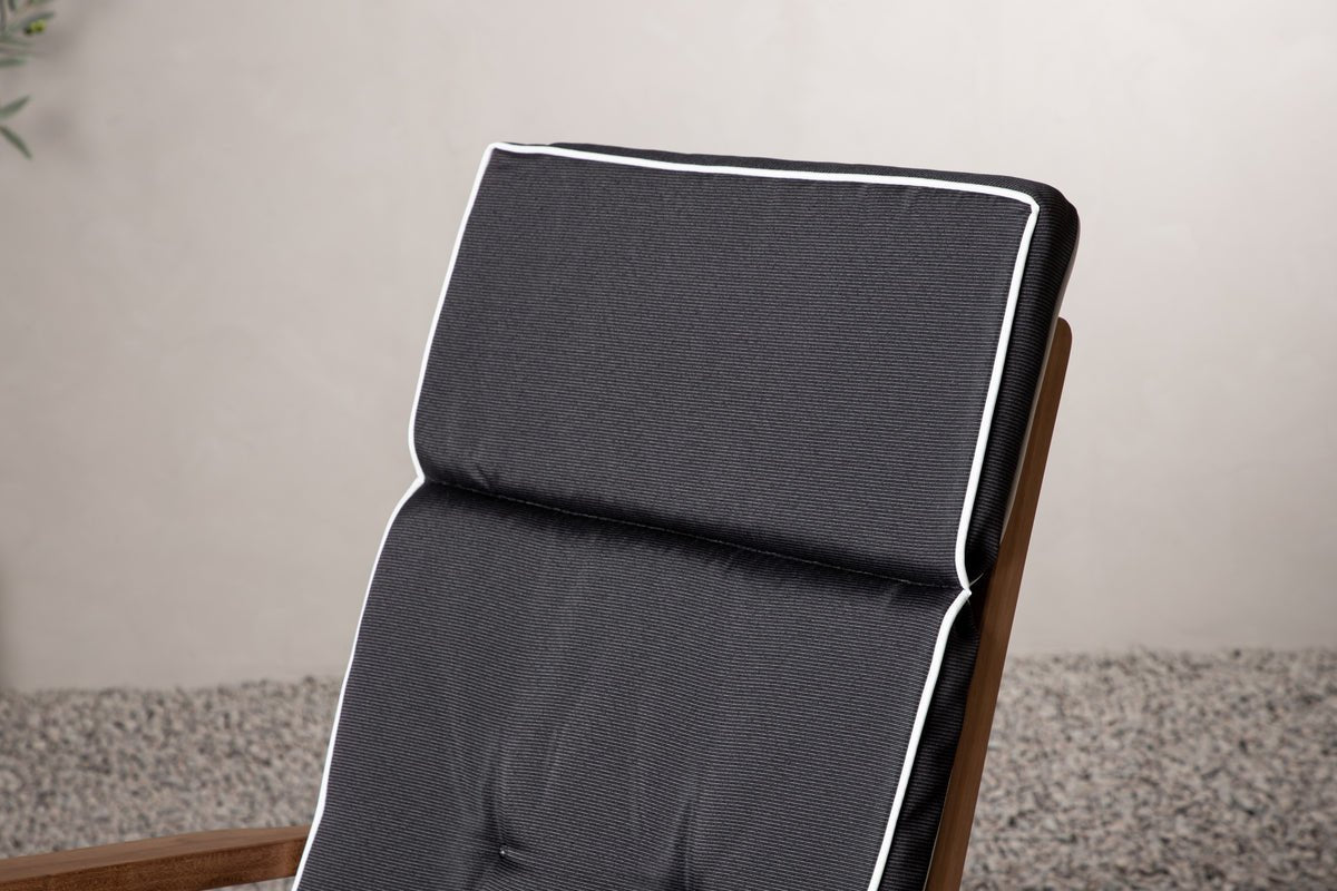 Coussin de chaise de jardin Cosy - en polyester gris