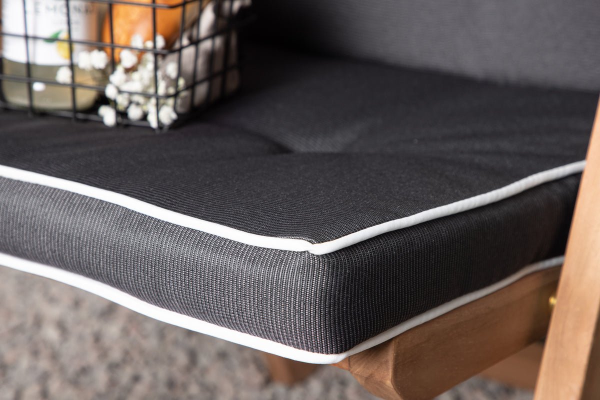 Coussin de chaise de jardin Cosy - en polyester gris