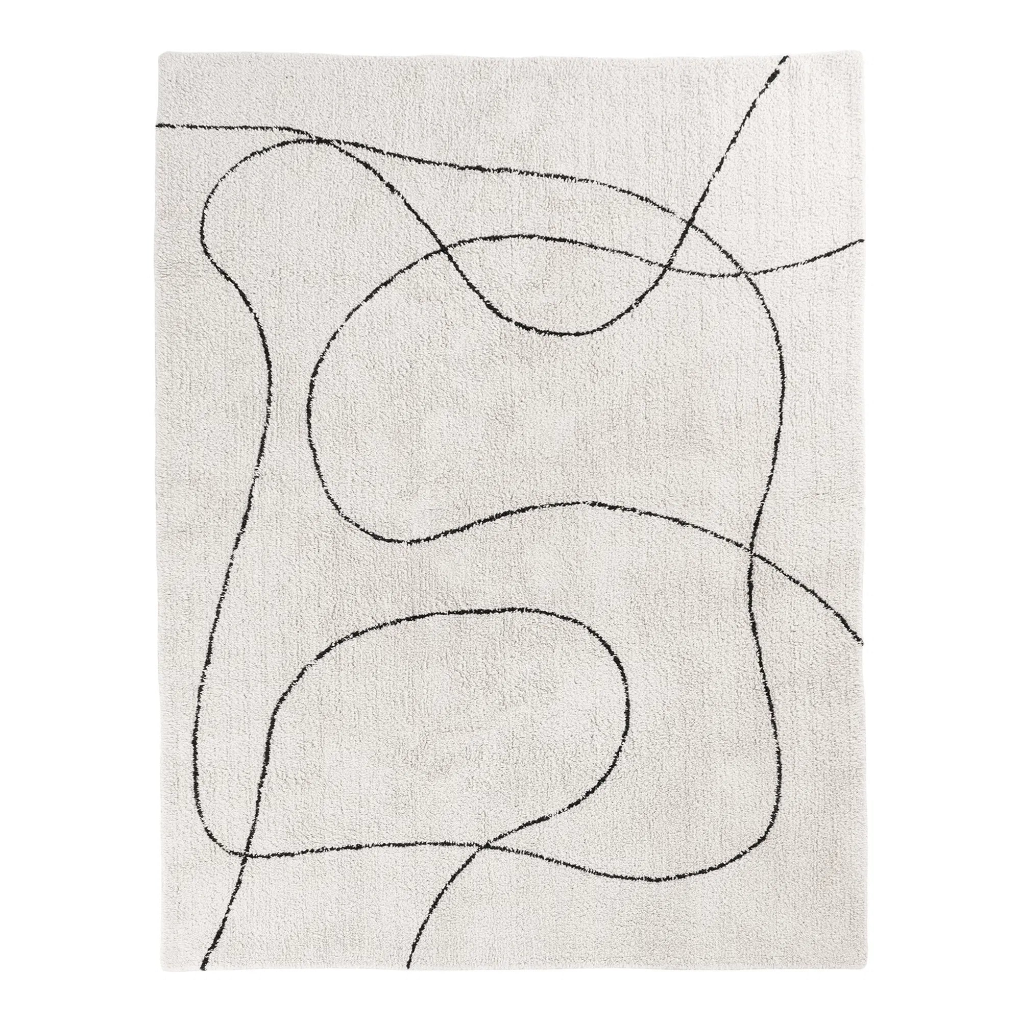 Tapis Arenzo – Tapis en coton moderne avec motif abstrait, 200x300 cm