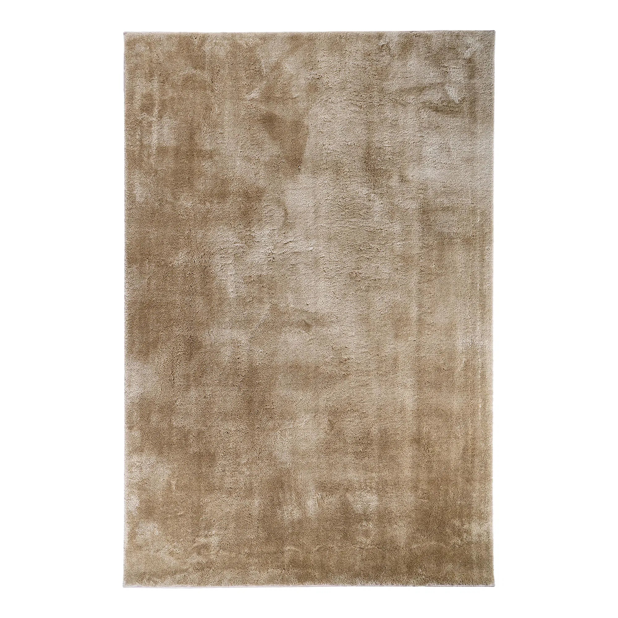 Tapis Velano – Tapis à poils longs moderne en Sable ou Vert, 200x300 cm