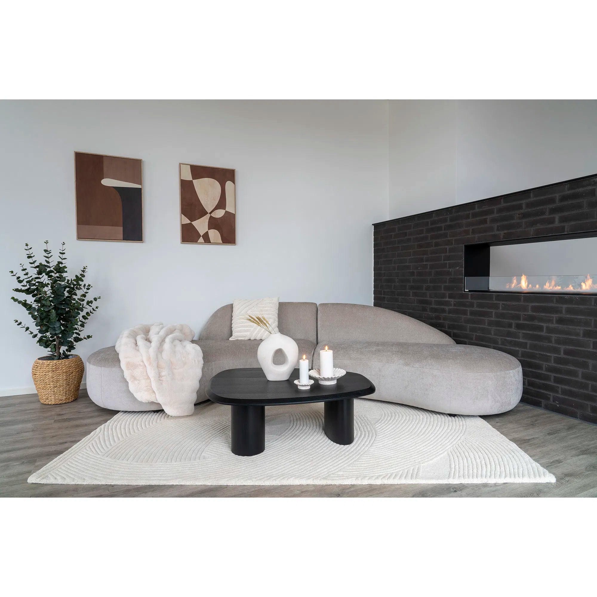 Tapis Arivon – Élégance tuftée à la main - 100% laine, 160x230 cm