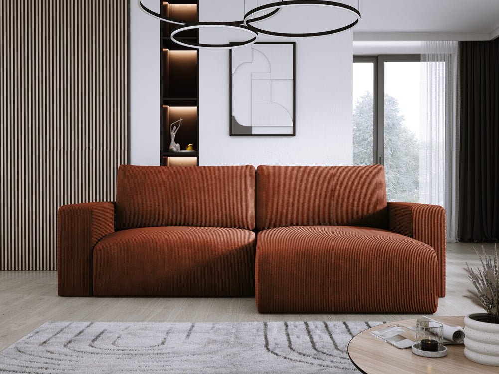 Canapé designer Carl Côtelé avec fonction couchage et rabattable