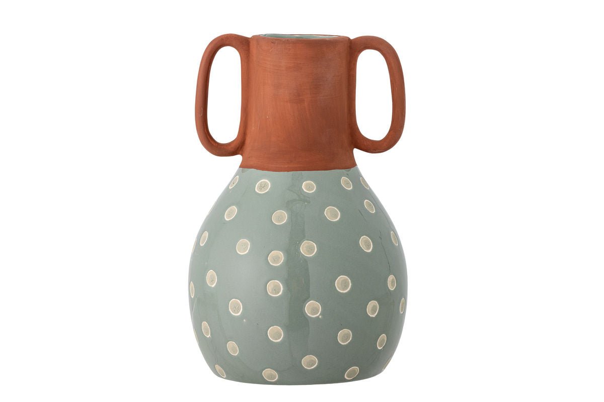 Vase Ellie - Bunt, aus Steingut