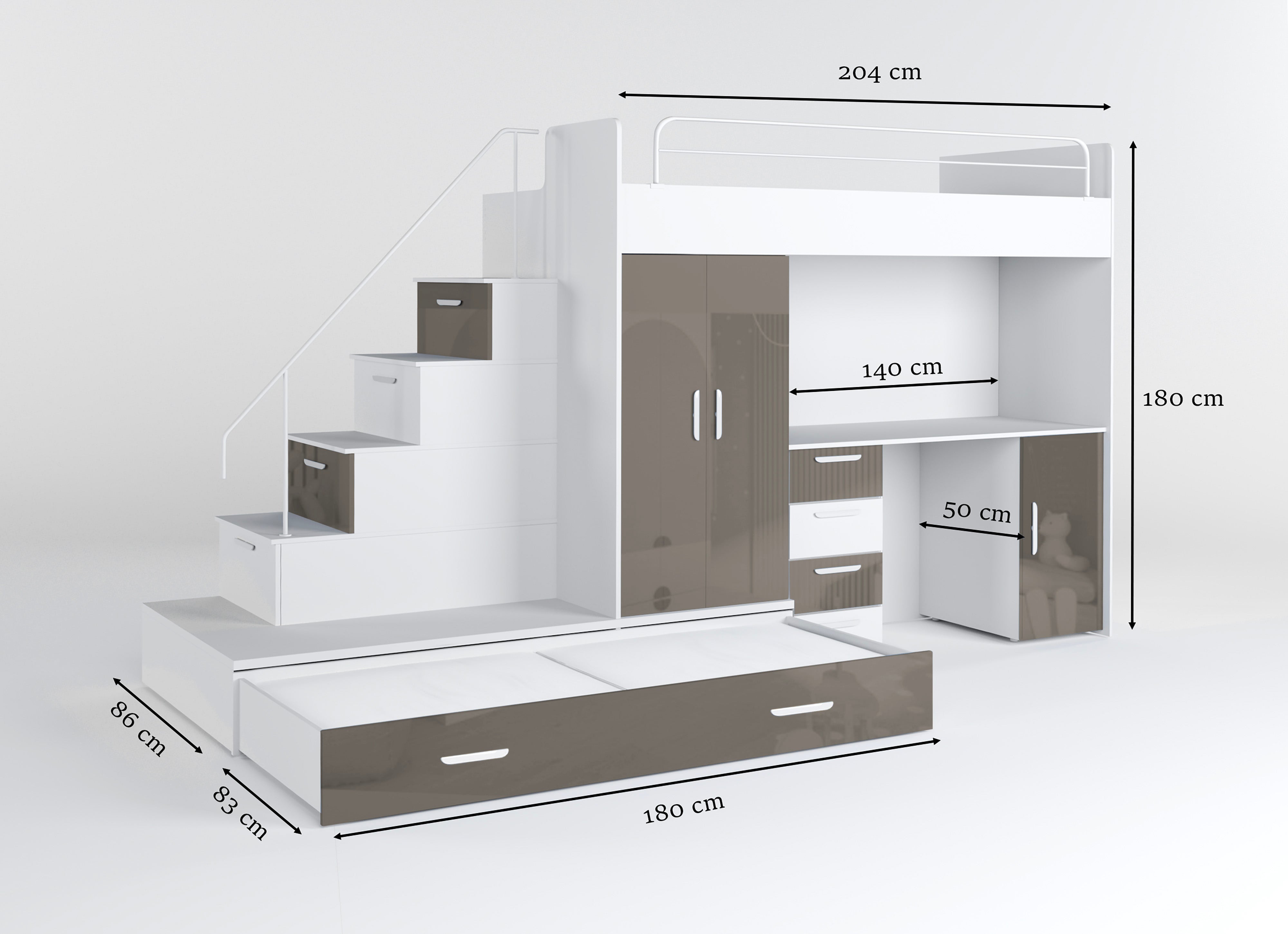 Lit surélevé pour enfants Adventure