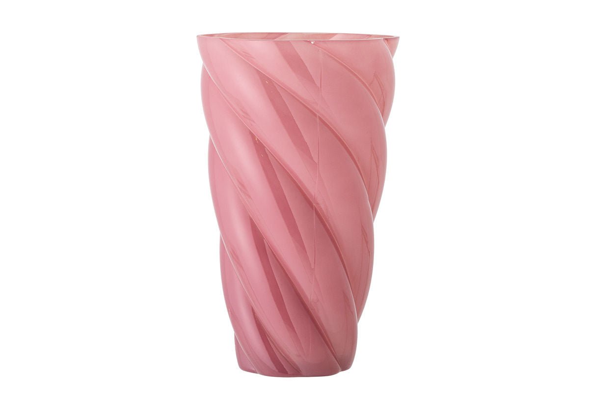 Vase « Pinkt Tornado » – en verre