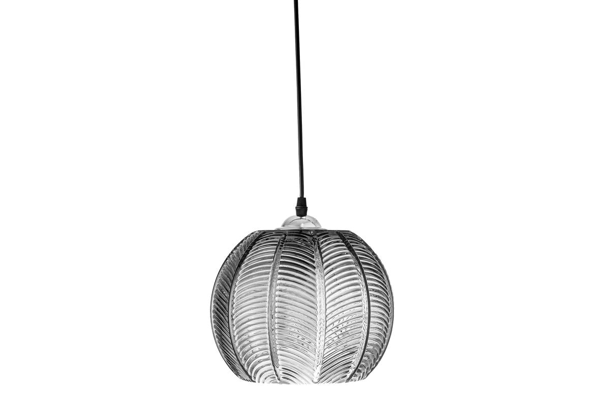Suspension « Silvertwist » – avec texture en verre