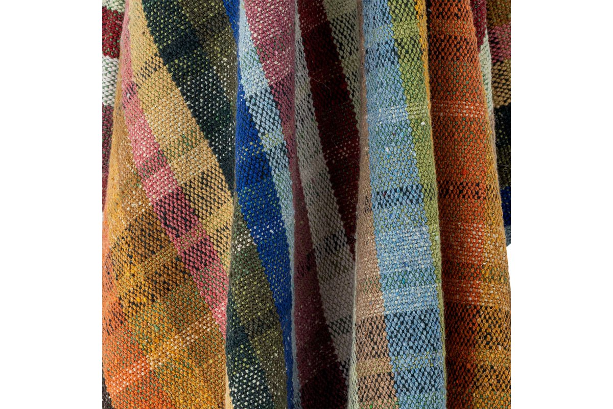 Plaid Tahi - Coloré, en coton recyclé