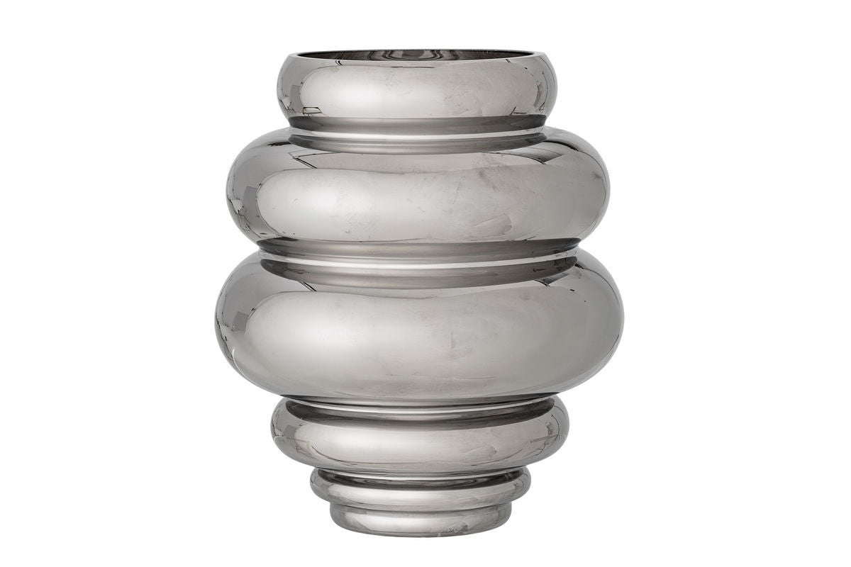 Vase « Tribel » – avec glaçure chromée