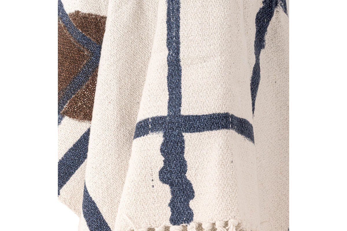 Plaid Sola - Nature, en coton recyclé