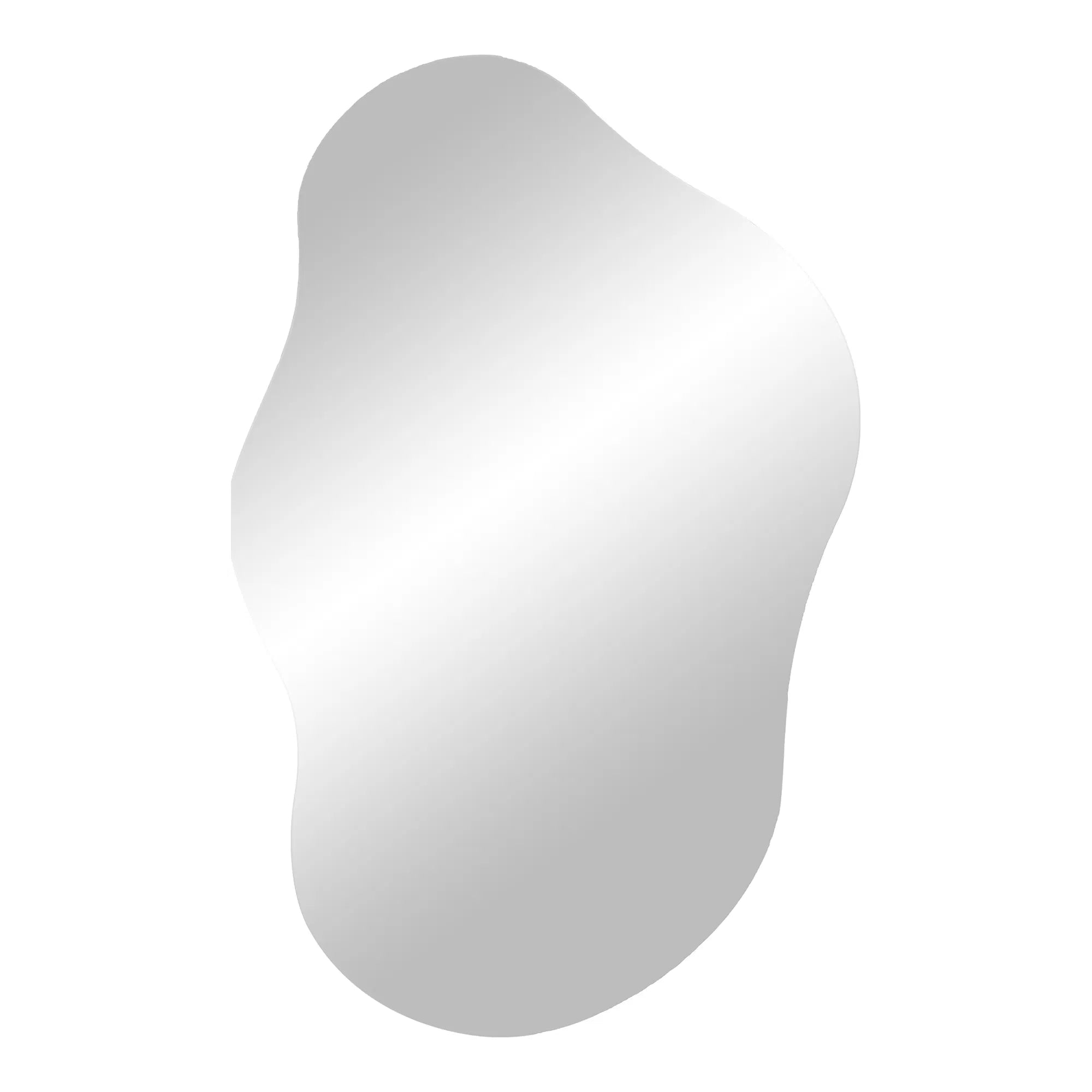 Spiegel Orviano – Forme organique en verre (40×60 cm)