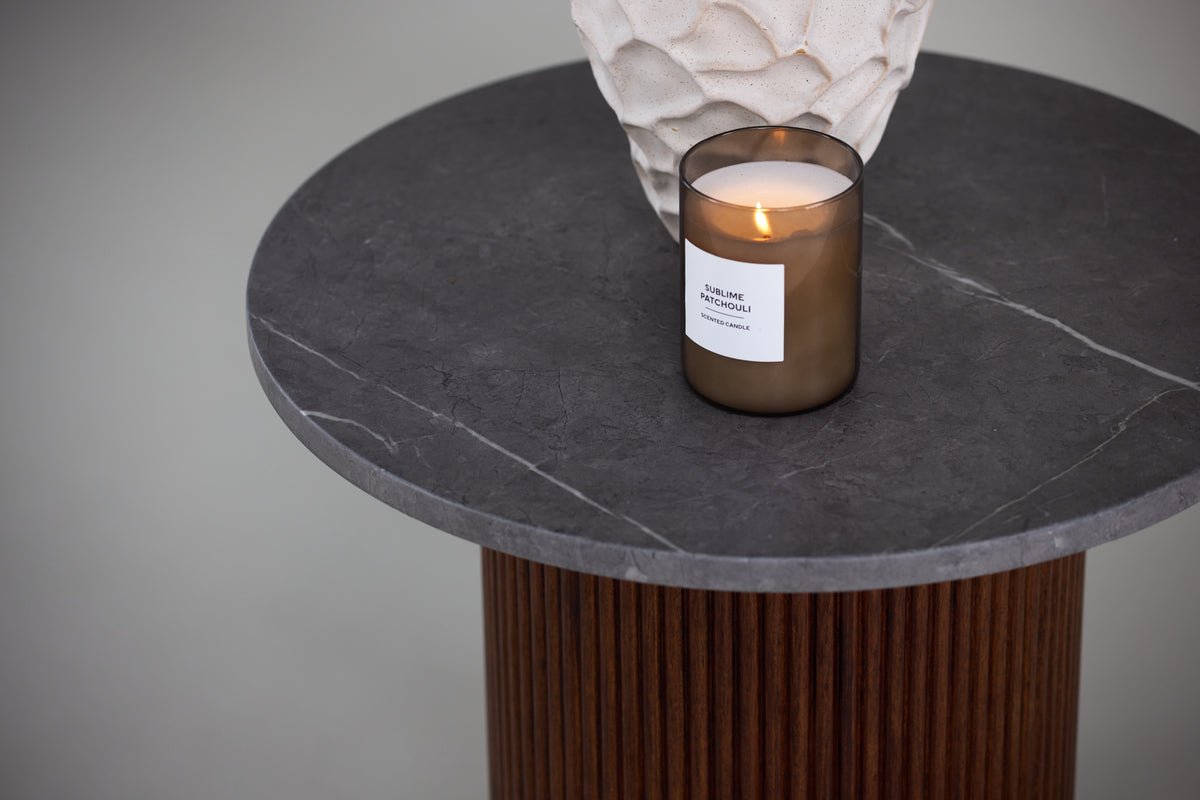 Table d'appoint Anna – en imitation noyer