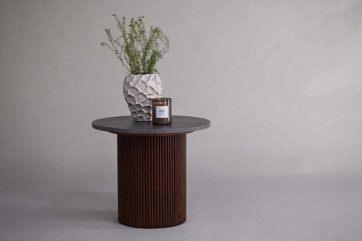 Table d'appoint Anna – en imitation noyer