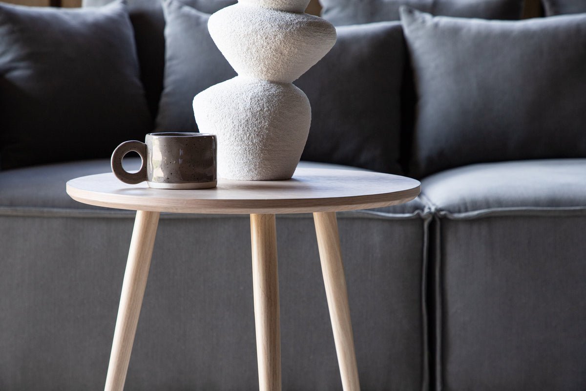 Table d'appoint Anela – Ø48 en deux couleurs