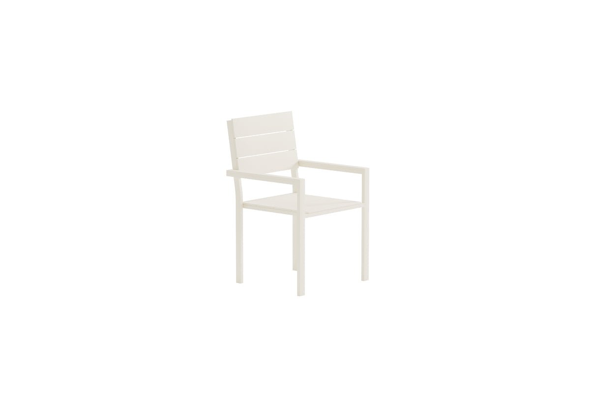 Ensemble de 2 chaises de jardin Leonie en aluminium