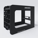 Lit mezzanine gaming Minecraft BaseCamp XL avec bureau et étagère