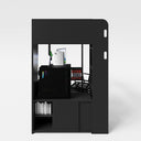 Lit mezzanine gaming Minecraft BaseCamp avec bureau et étagère