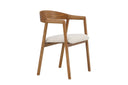 Ensemble de 2 - Chaise Tavi avec formes douces et organiques