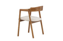 Ensemble de 2 - Chaise Tavi avec formes douces et organiques