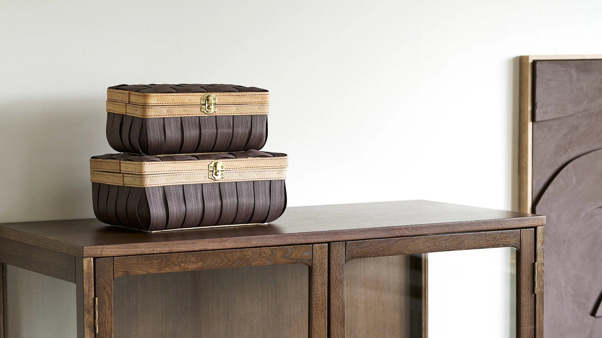 Lot de 2 paniers de rangement Notion