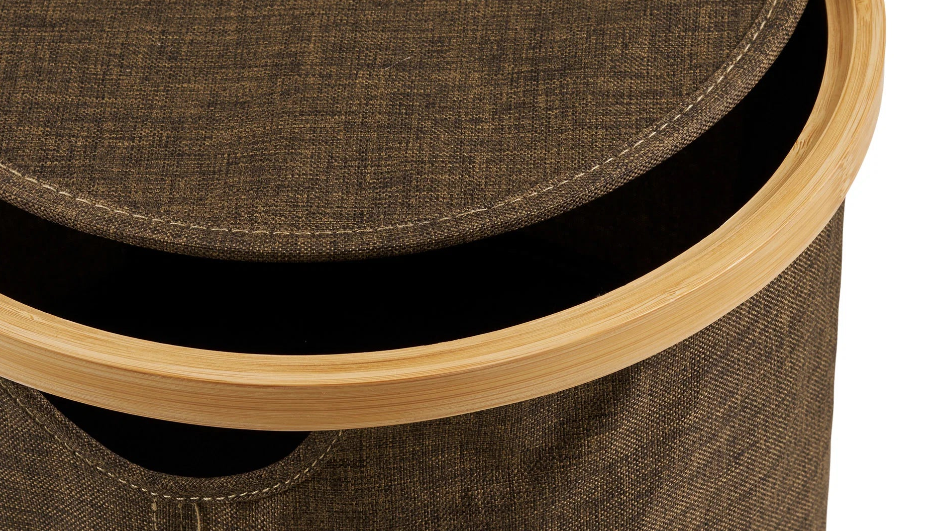 Panier de rangement Nuro - en bambou et polyester