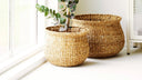 Lot de 2 paniers Medelin - en polyester et Bois
