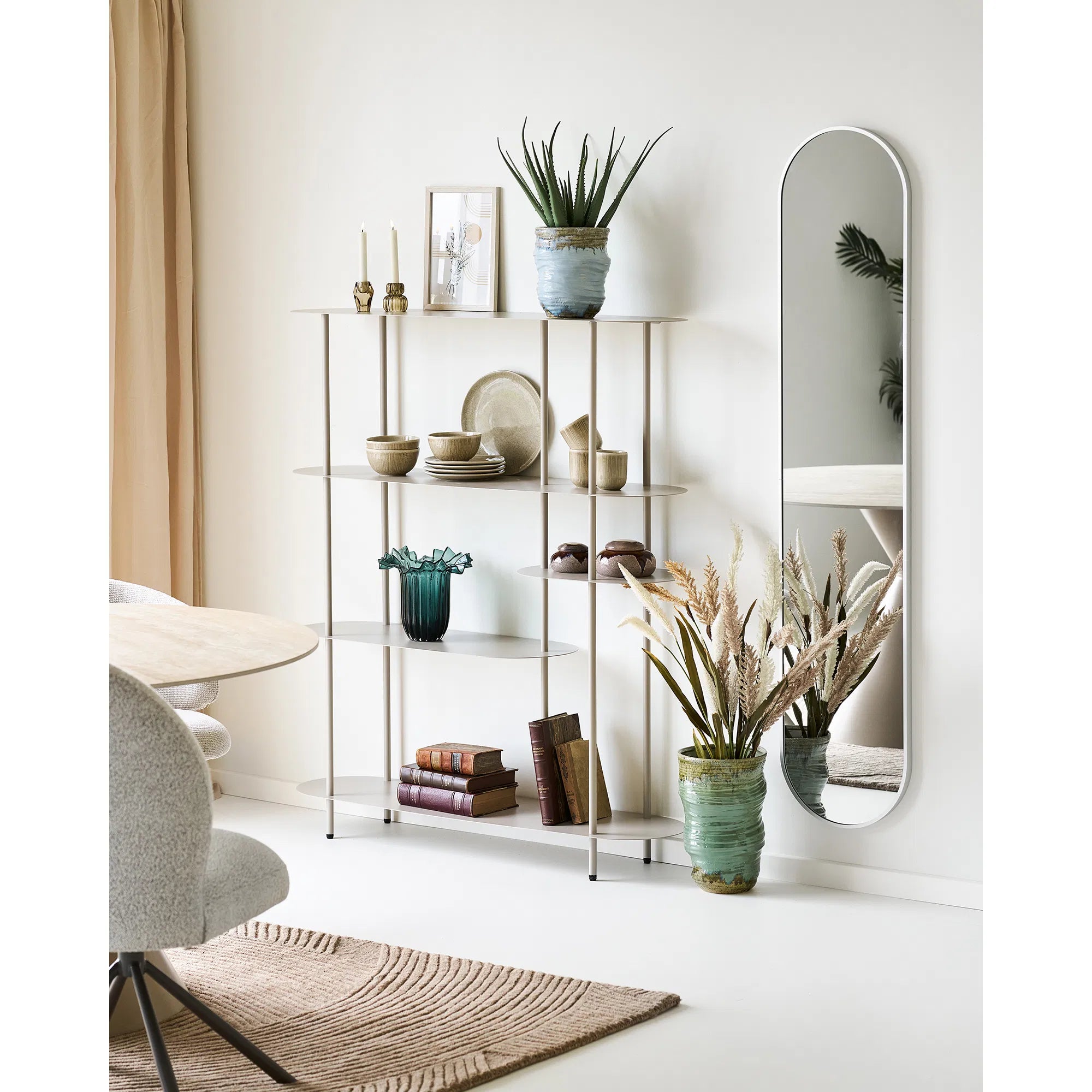 Vase Linovia – vase en céramique noble en Vert