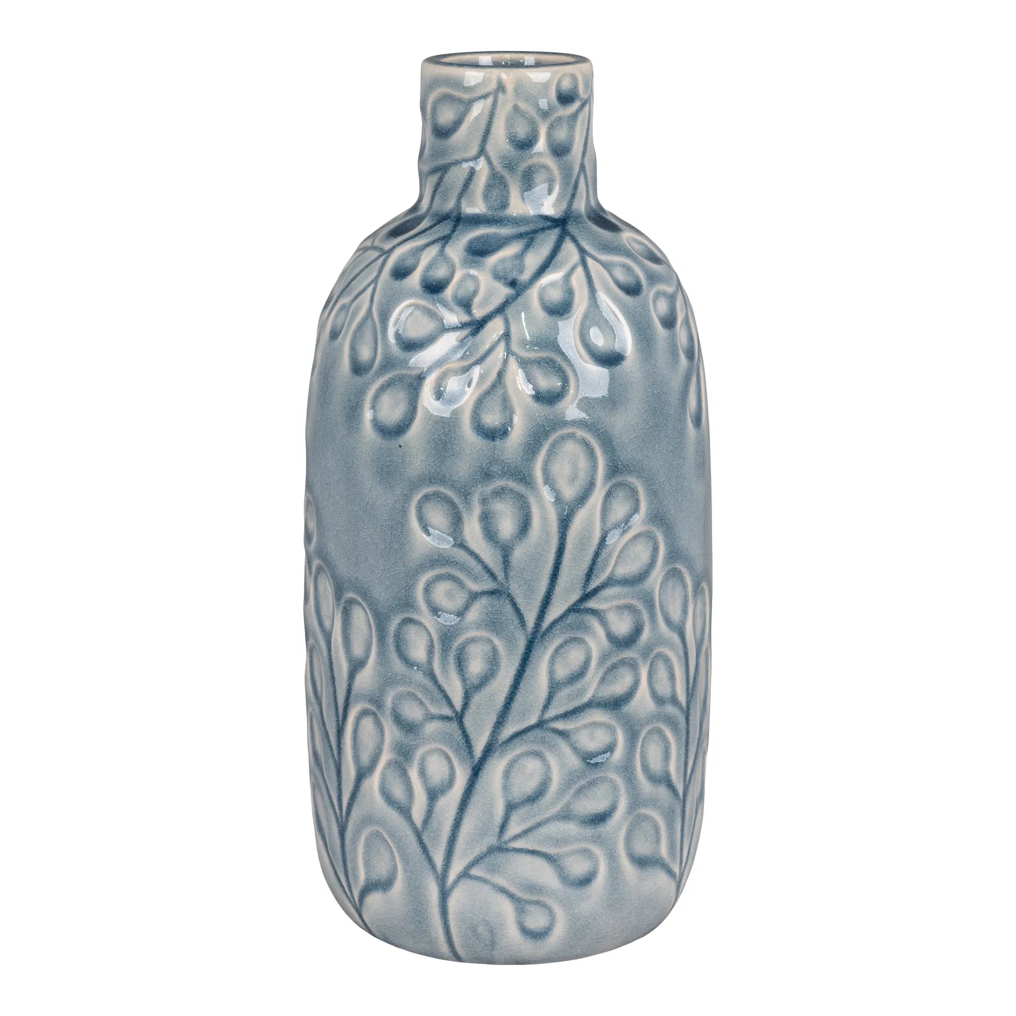 Vase Azurea – Céramique en Bleu, 26 cm