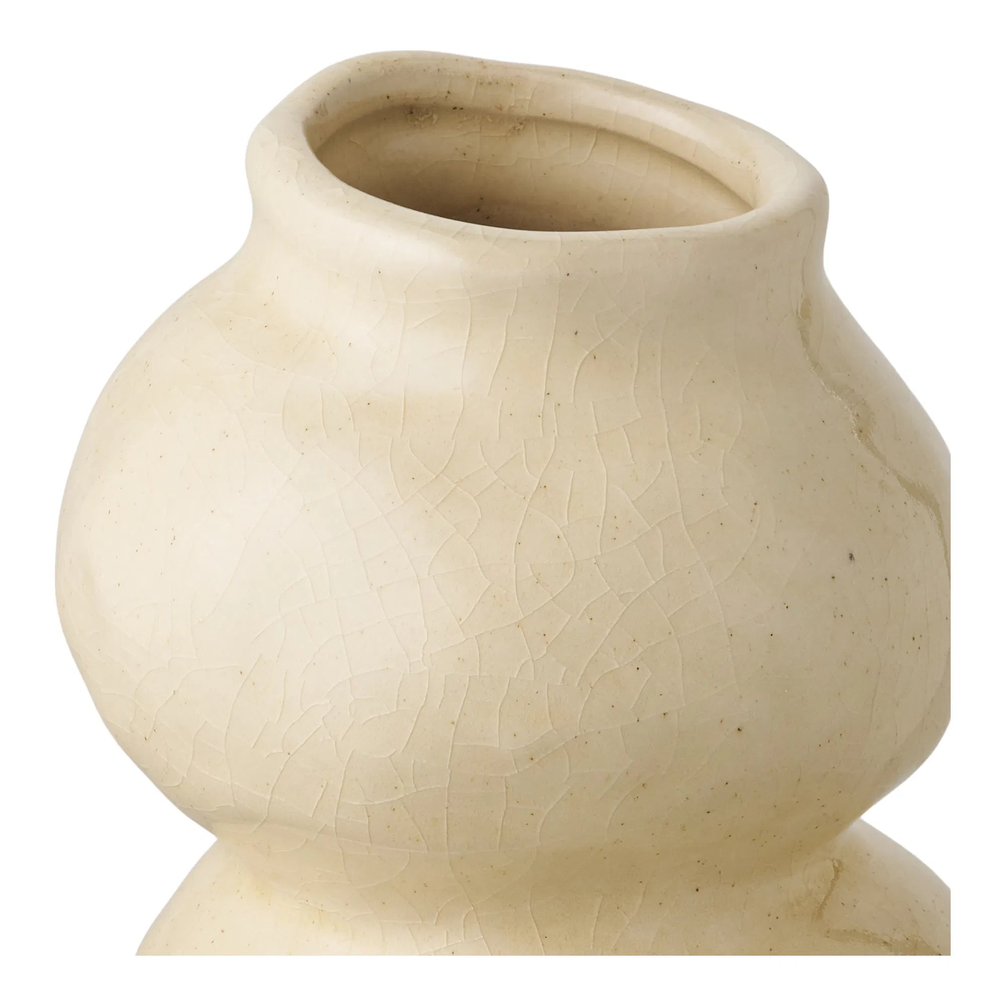 Vase « Aurore » – Beige céramique