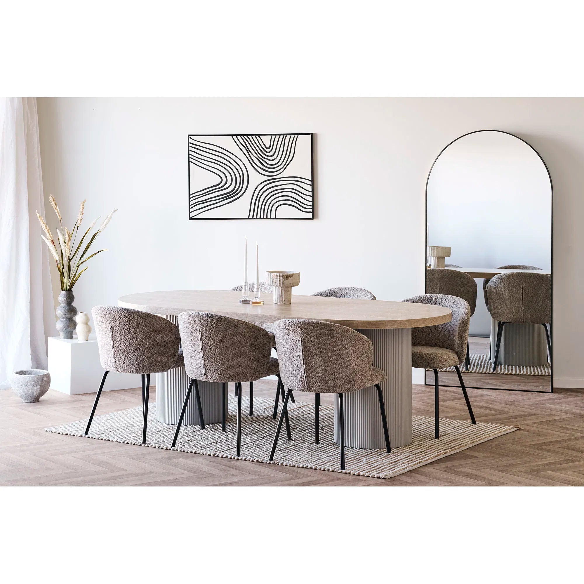Vase « Aurore » – Beige céramique