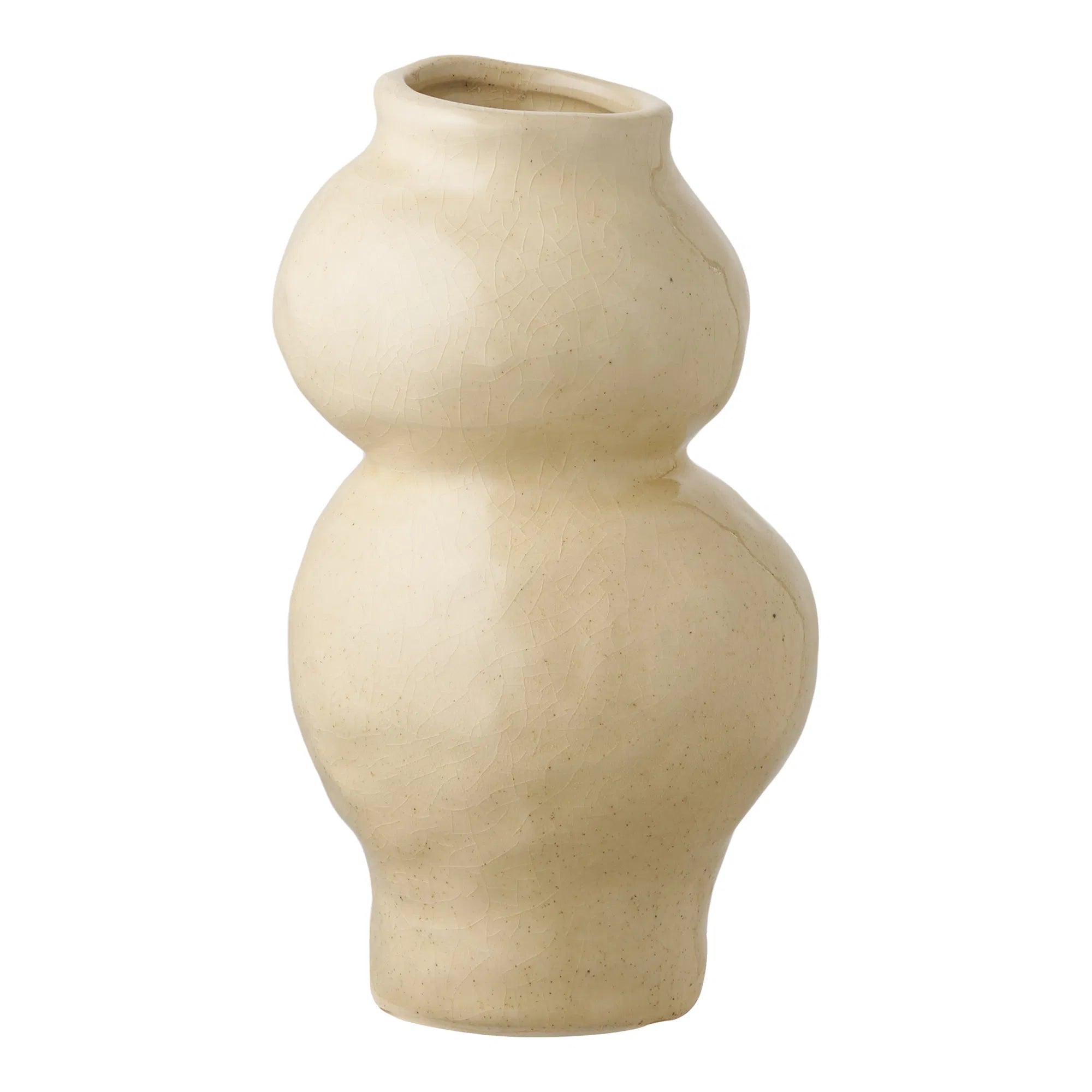 Vase « Aurore » – Beige céramique