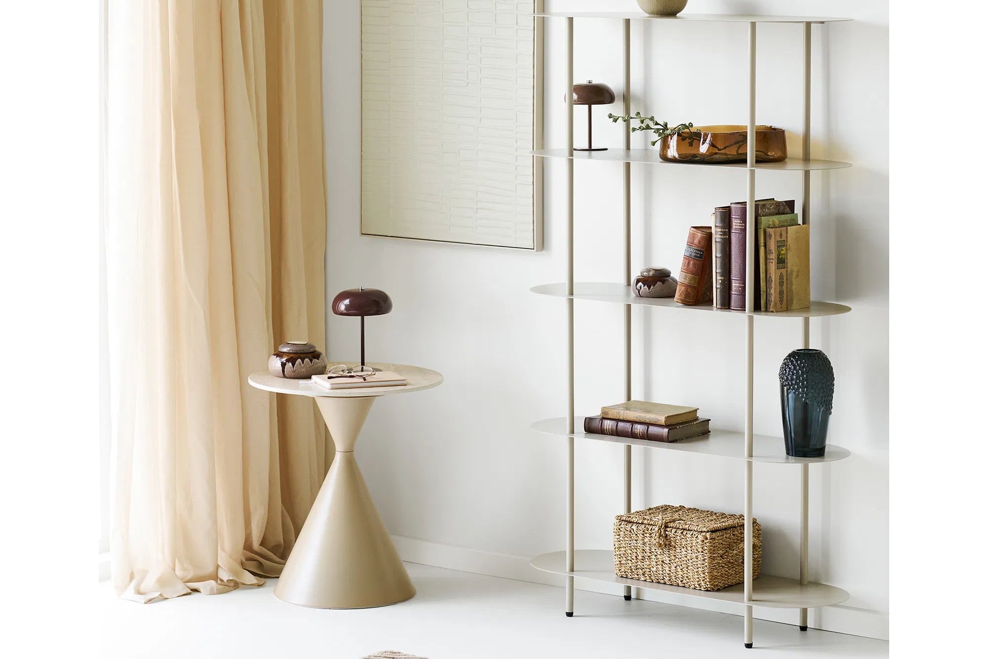 Vase Veloria – vase en verre noble de couleur gris foncé