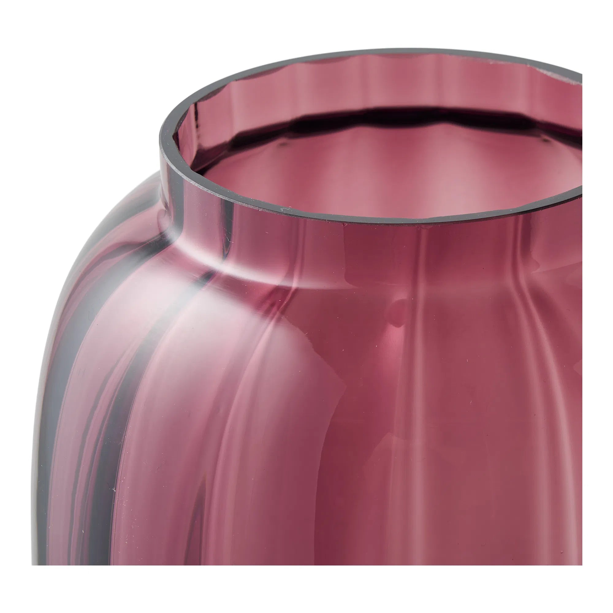 Vase Elvarin - vase en céramique noble rouge