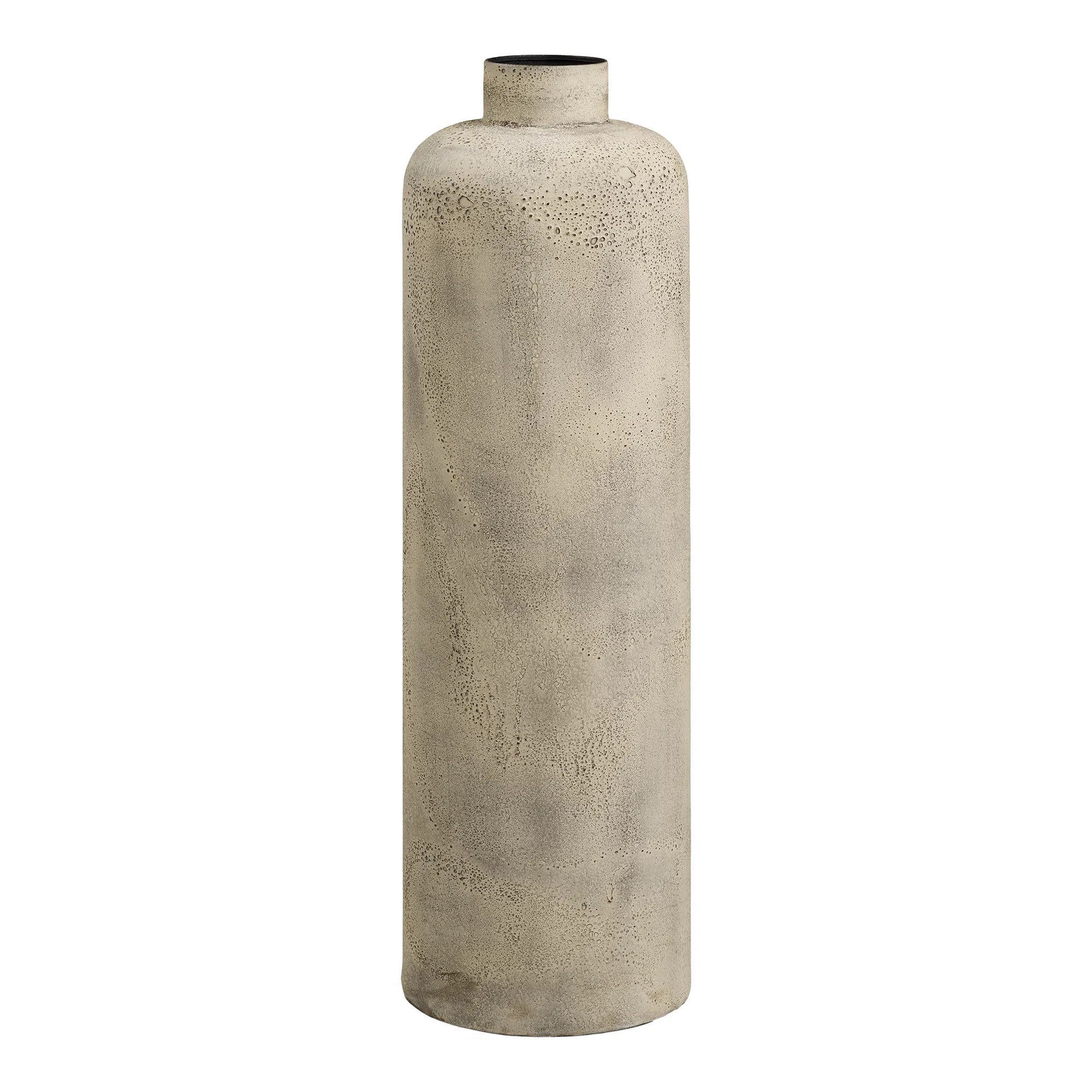 Vase Fjornella - grand vase en beige antique
