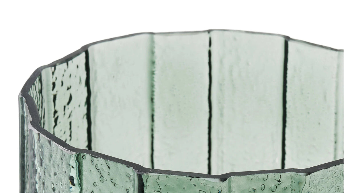 Pot de fleurs Shiny - en verre noble