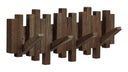 Vestiaire Minimalistic - en bois de chêne brun foncé