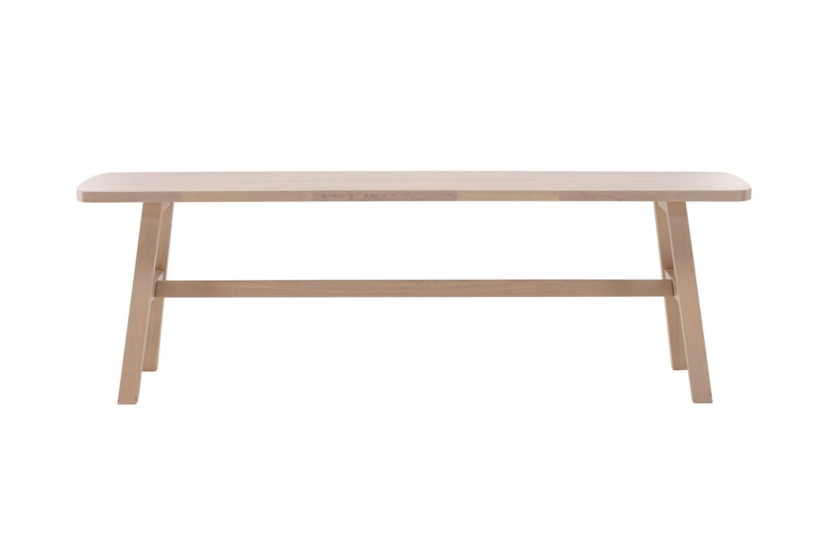 Banc "Yucca" – En noble bois blanc cérusé