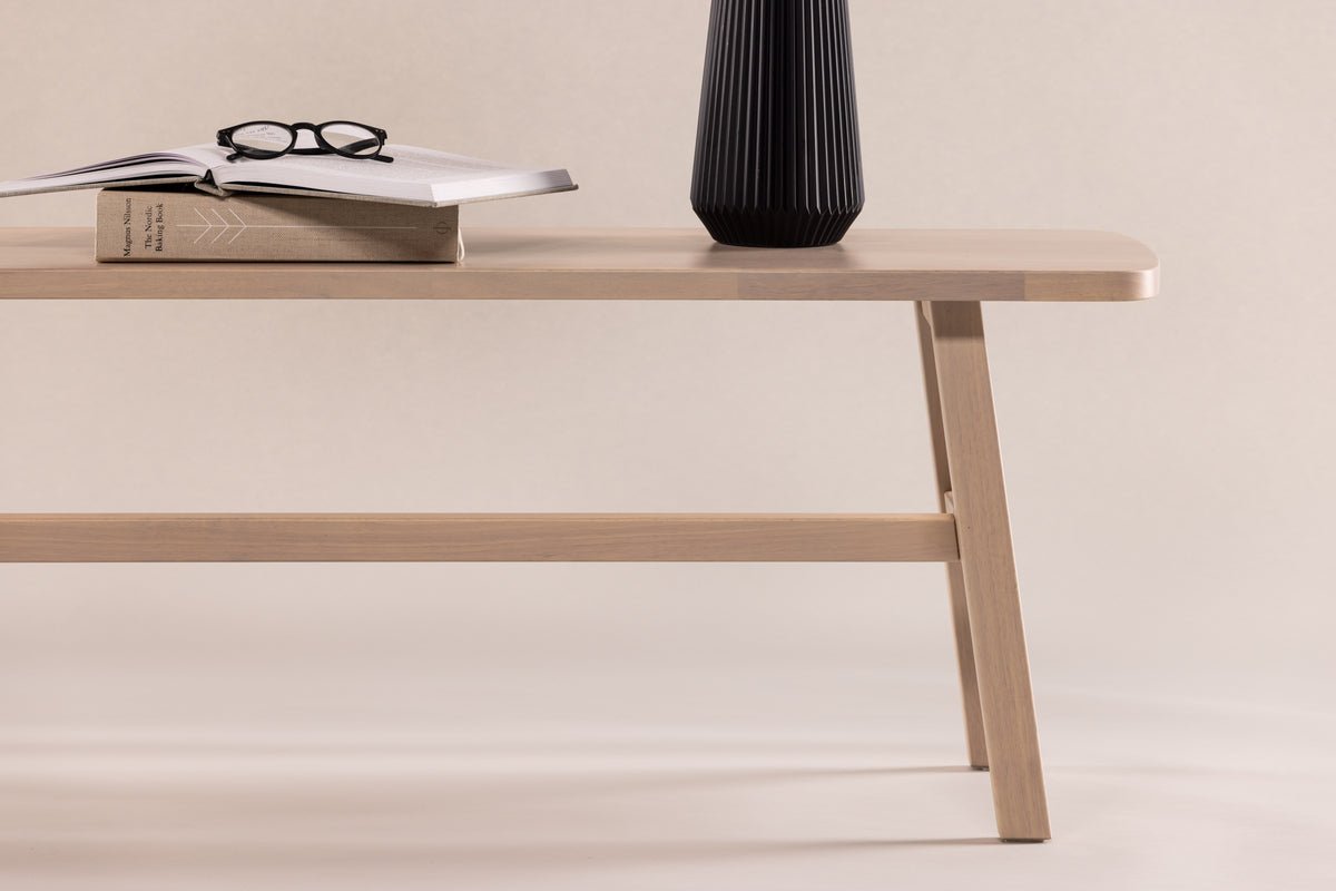 Banc "Yucca" – En noble bois blanc cérusé