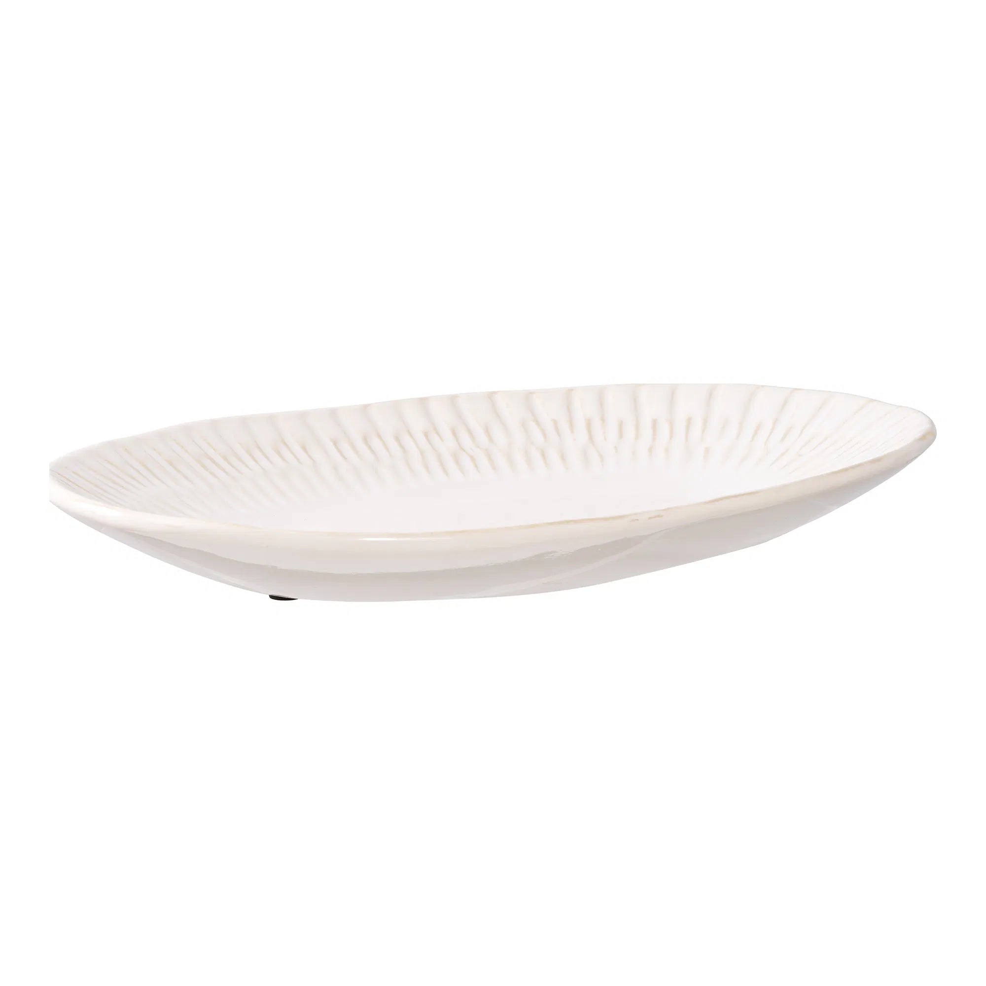 Plateau « Nayra » – Design en céramique blanche