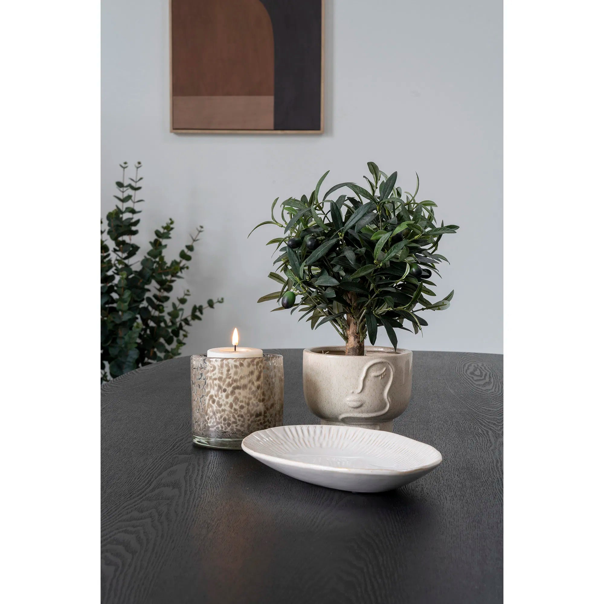 Plateau « Nayra » – Design en céramique blanche