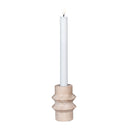 Kerzenhalter-Set "Traverno Duo" – Naturstein-Design aus Travertin