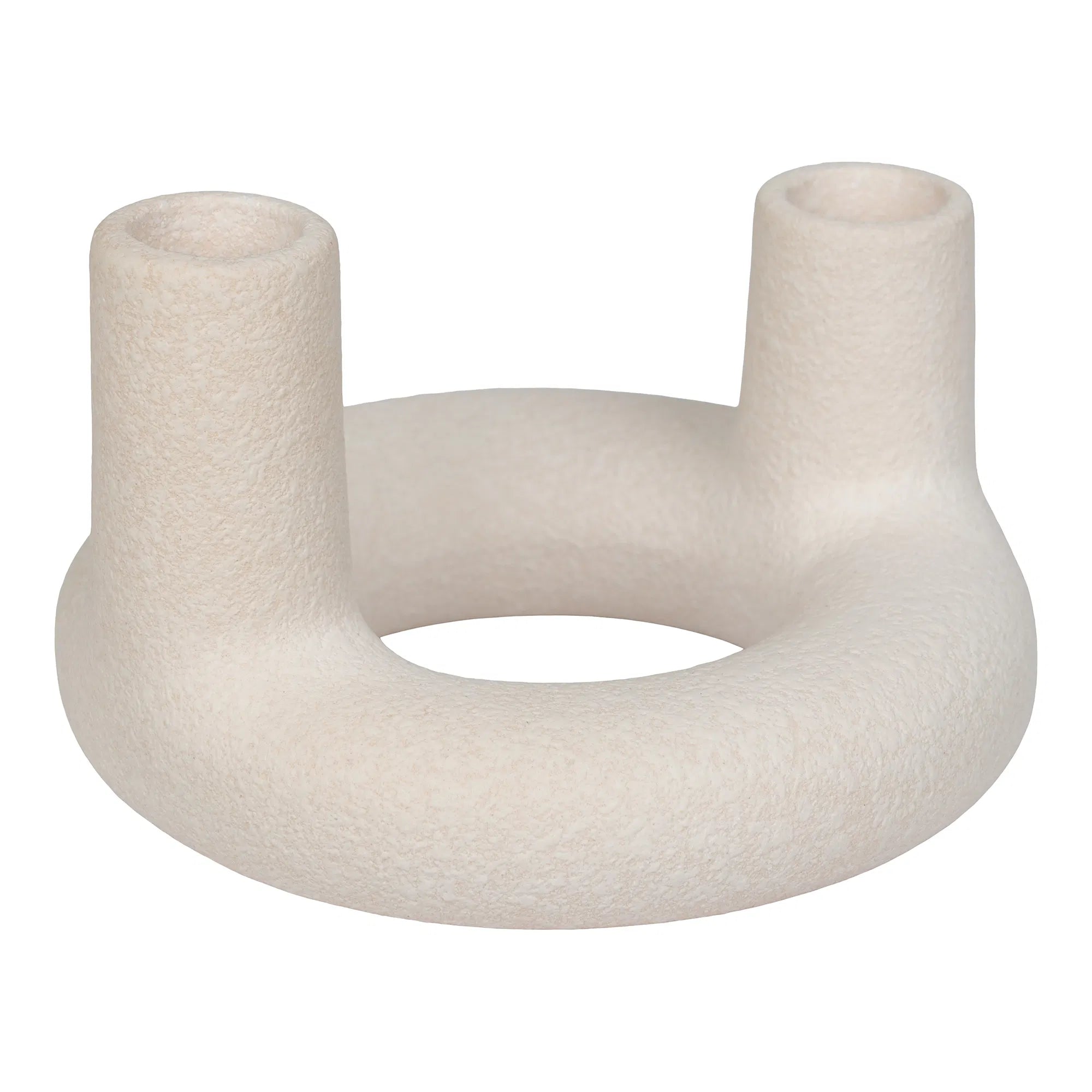 Bougeoir « Ceramo Duo » – Céramique en Beige