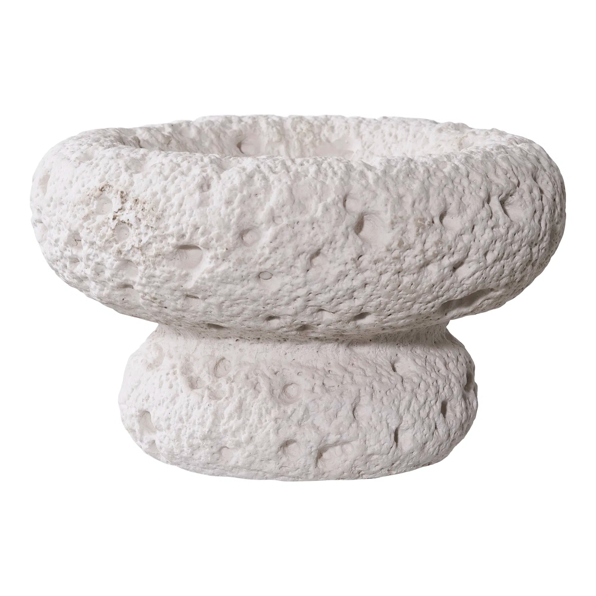 Ensemble de porte-bougies « Lunaro Duo » – Ciment en Gris