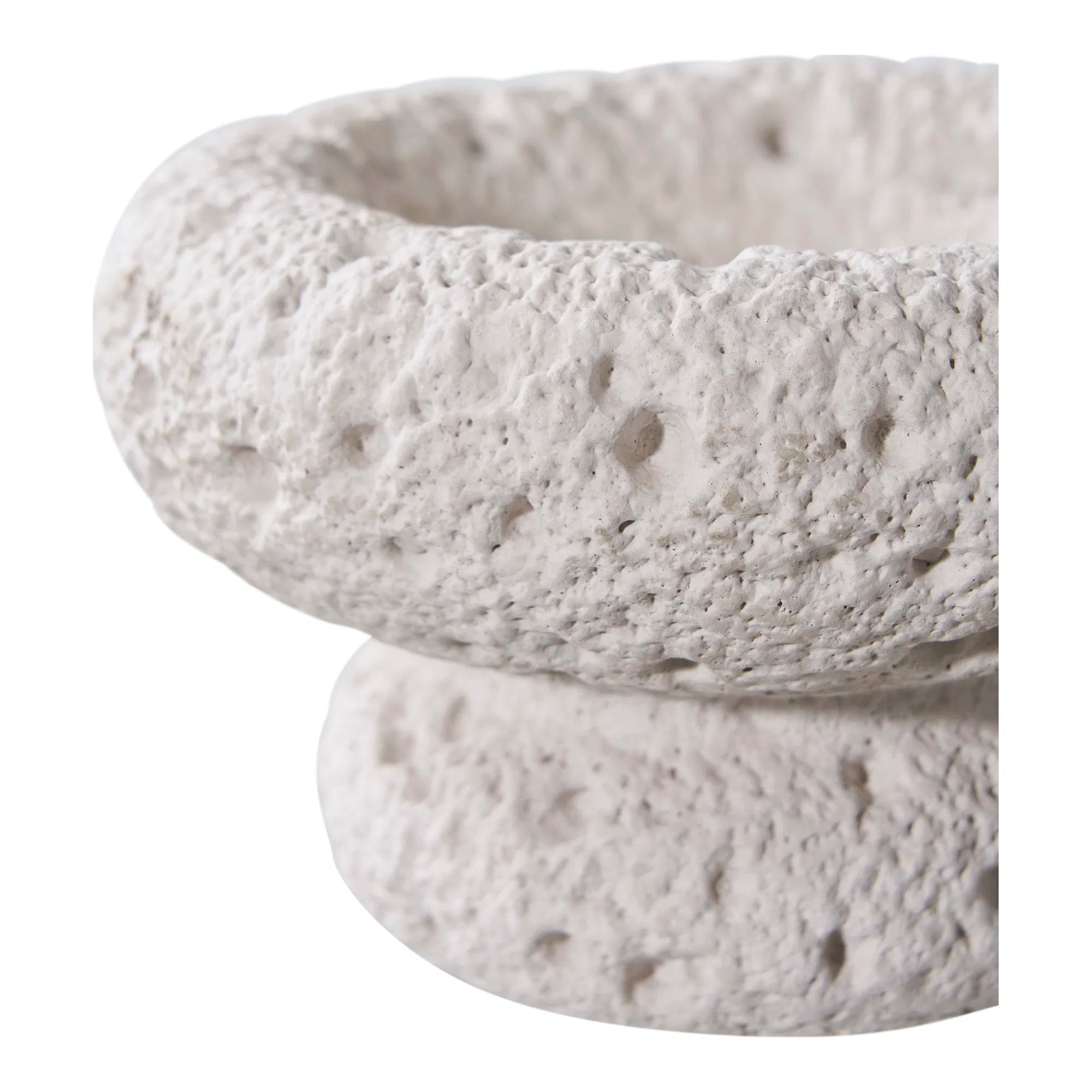 Ensemble de porte-bougies « Lunaro Duo » – Ciment en Gris