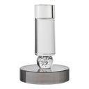 Cresto ensemble de porte-bougies (2 pièces) – Gris & Marron en verre