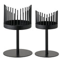 Set de bougeoirs Cavallo Duo – Acier en Noir