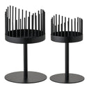 Set de bougeoirs Cavallo Duo – Acier en Noir